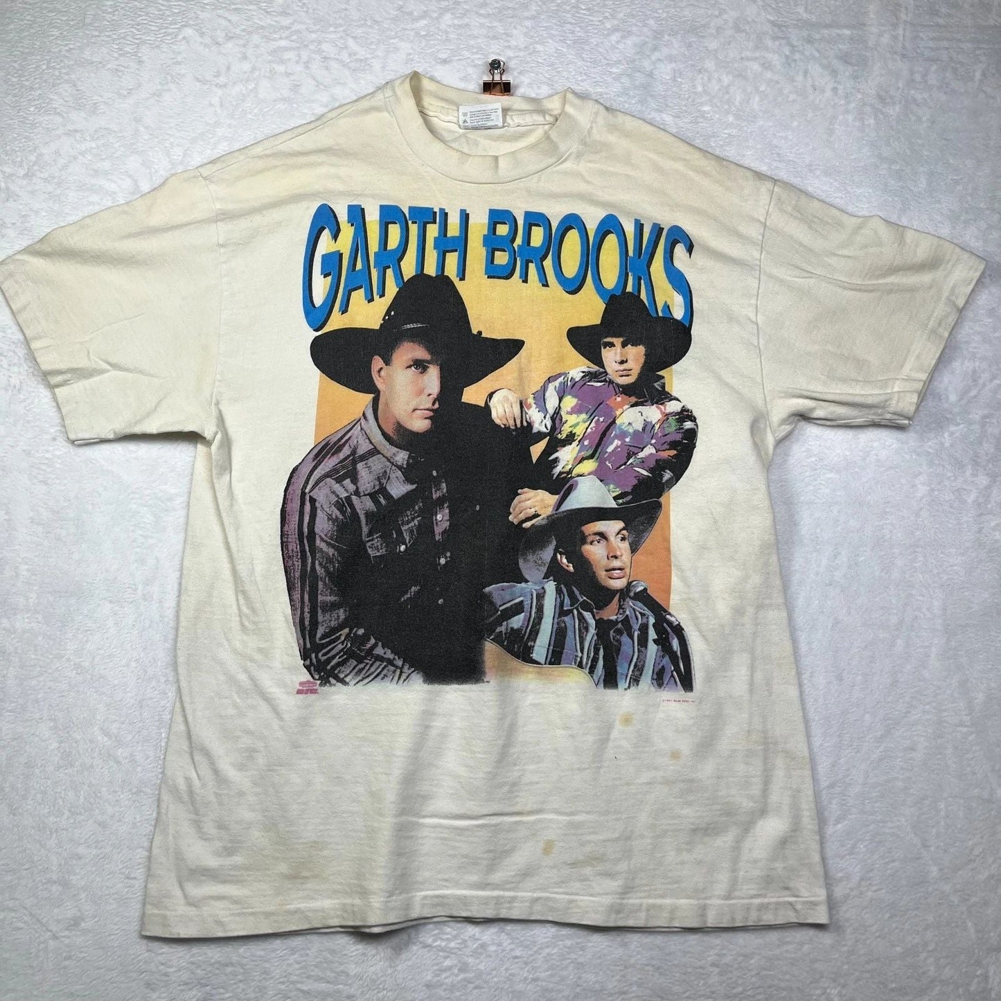Hanes Beefy T Shirt Men Large Beige Cotton Pre Shrunk Troyal Garth Brooks Singer Unisex T-shirt, Sweatshirt, Hoodie, Long Sleeve Tee - T-Shirt, Sweatshirt, Hoodie