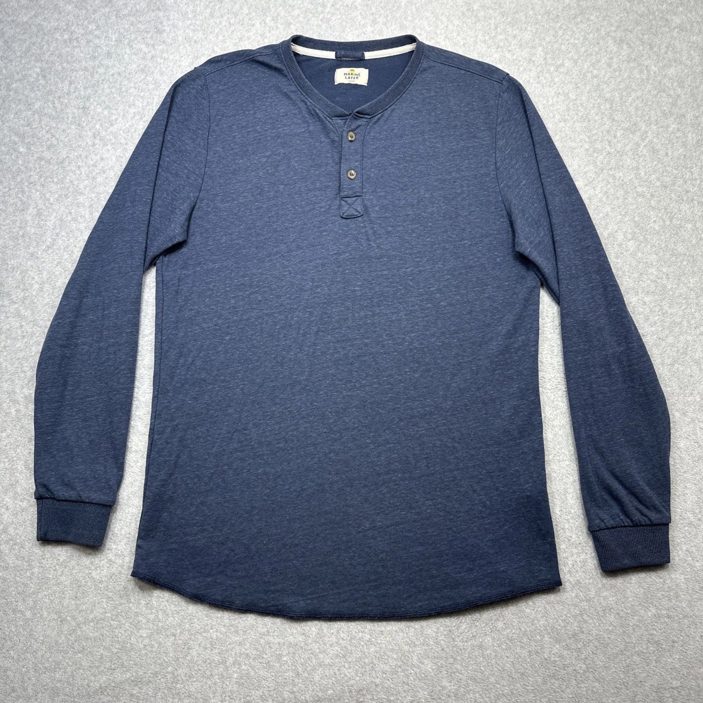 Marine Layer Shirt Marge Blue Henley Everyday Wear Double Knit Soft Rayon Blend Unisex T-shirt, Sweatshirt, Hoodie, Long Sleeve Tee - T-Shirt, Sweatshirt, Hoodie