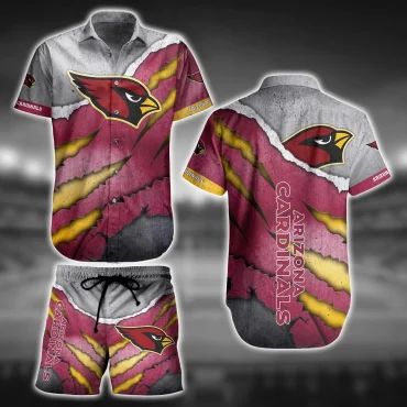 Arizona Cardinals Claw Strike Hawaiian Shirt Unisex T-shirt, Sweatshirt, Hoodie, Long Sleeve Tee - T-Shirt, Sweatshirt, Hoodie