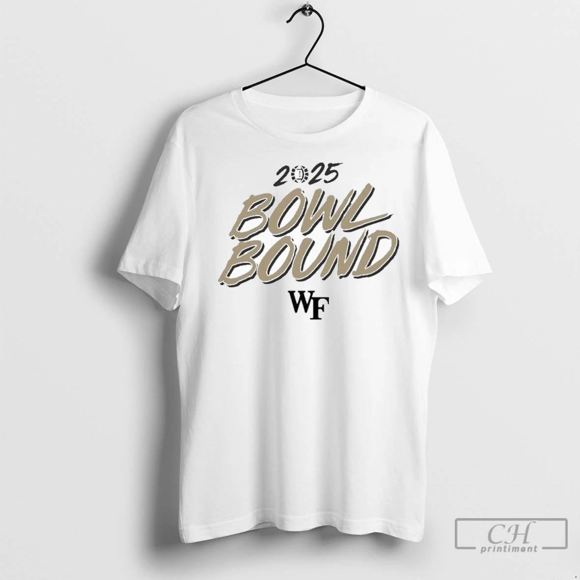 Premium Wake Forest Demon Deacons 2025 Bowl Season Bound Unisex T-shirt, Sweatshirt, Hoodie, Long Sleeve Tee - T-Shirt, Sweatshirt, Hoodie