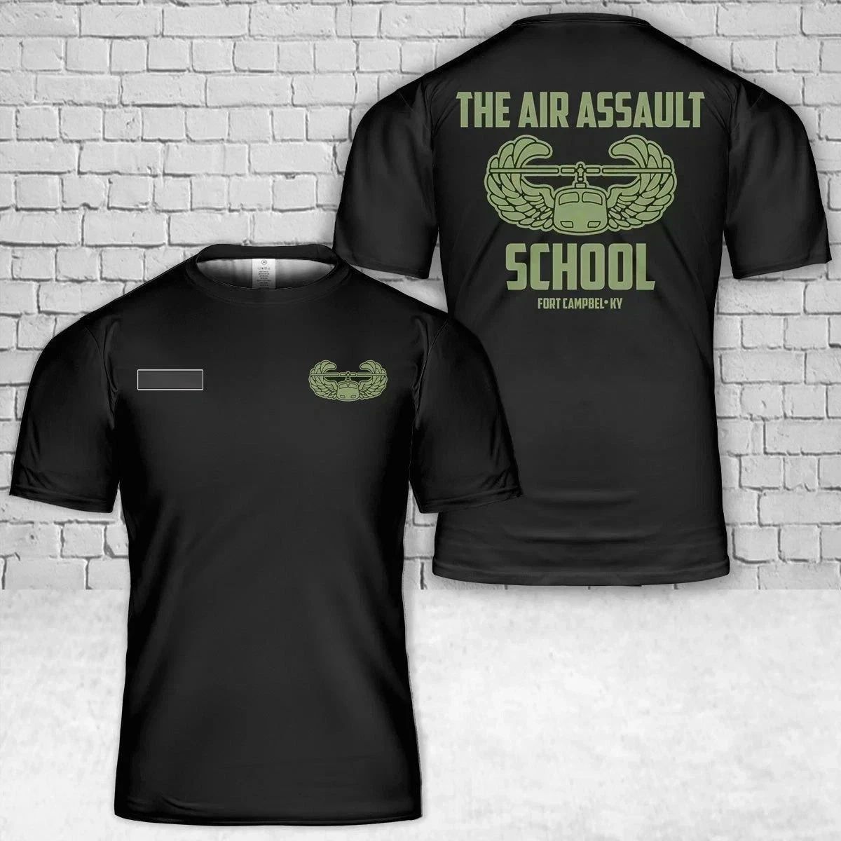 Custom Name US Army Air Assault School Army Fort Campbell 3D Shirt AOP Shirt Unisex T-shirt, Sweatshirt, Hoodie, Long Sleeve Tee - T-Shirt, Sweatshirt, Hoodie