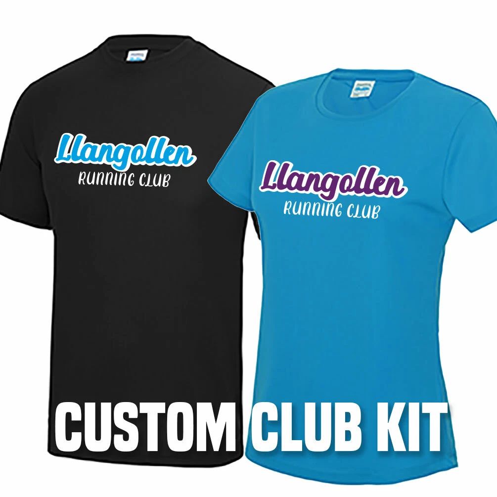 Custom Club Kit T-shirt Personalised Run Running Gear Logo Printing Sports Top Unisex T-shirt, Sweatshirt, Hoodie, Long Sleeve Tee - T-Shirt, Sweatshirt, Hoodie