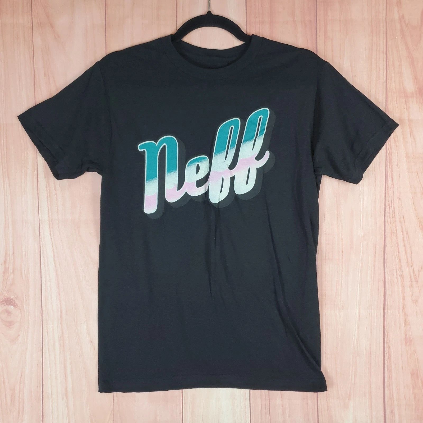 Neff T Shirt Mens XS Black Graphic Print Cotton Crew Neck Casual Streetwear Unisex T-shirt, Sweatshirt, Hoodie, Long Sleeve Tee - T-Shirt, Sweatshirt, Hoodie