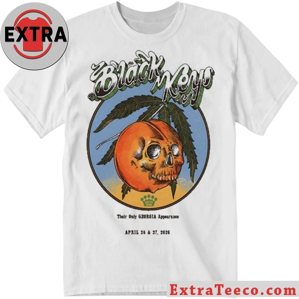 The Black Keys 4 26-4 27 2026 Tabernacle, Atlanta GA Shirt Unisex T-shirt, Sweatshirt, Hoodie, Long Sleeve Tee - T-Shirt, Sweatshirt, Hoodie
