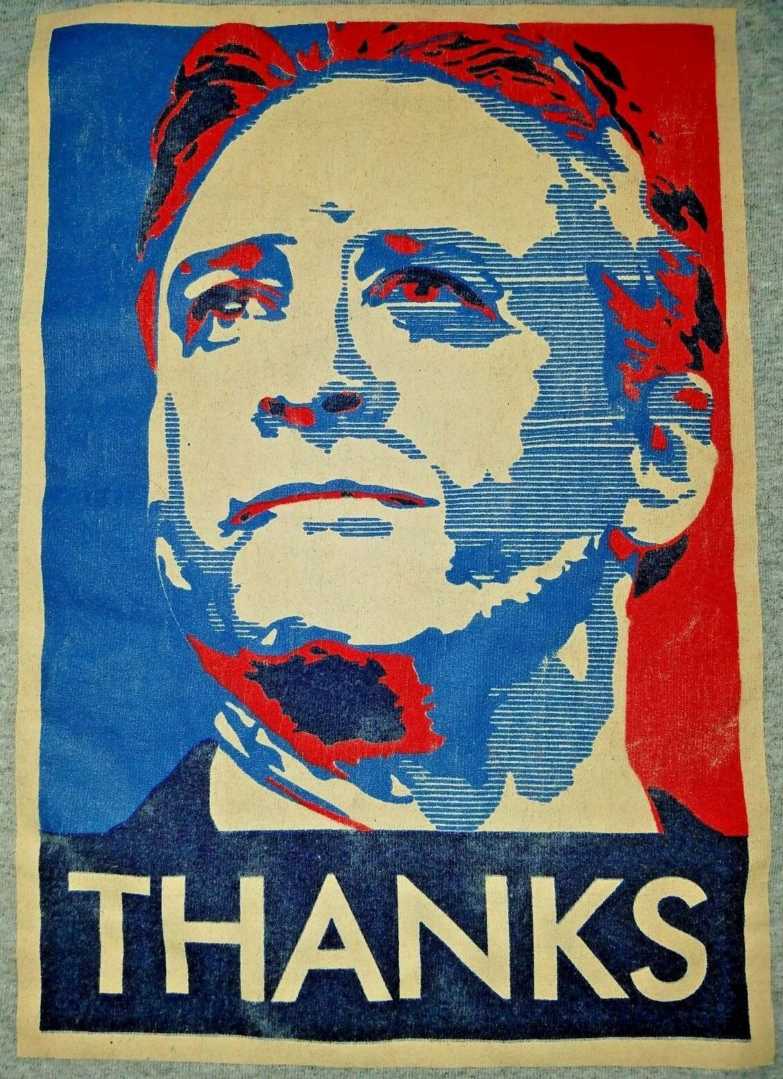 Jon Stewart Daily Show Thanks T Shirt President Obama Style USA Red White Blue Unisex T-shirt, Sweatshirt, Hoodie, Long Sleeve Tee - T-Shirt, Sweatshirt, Hoodie