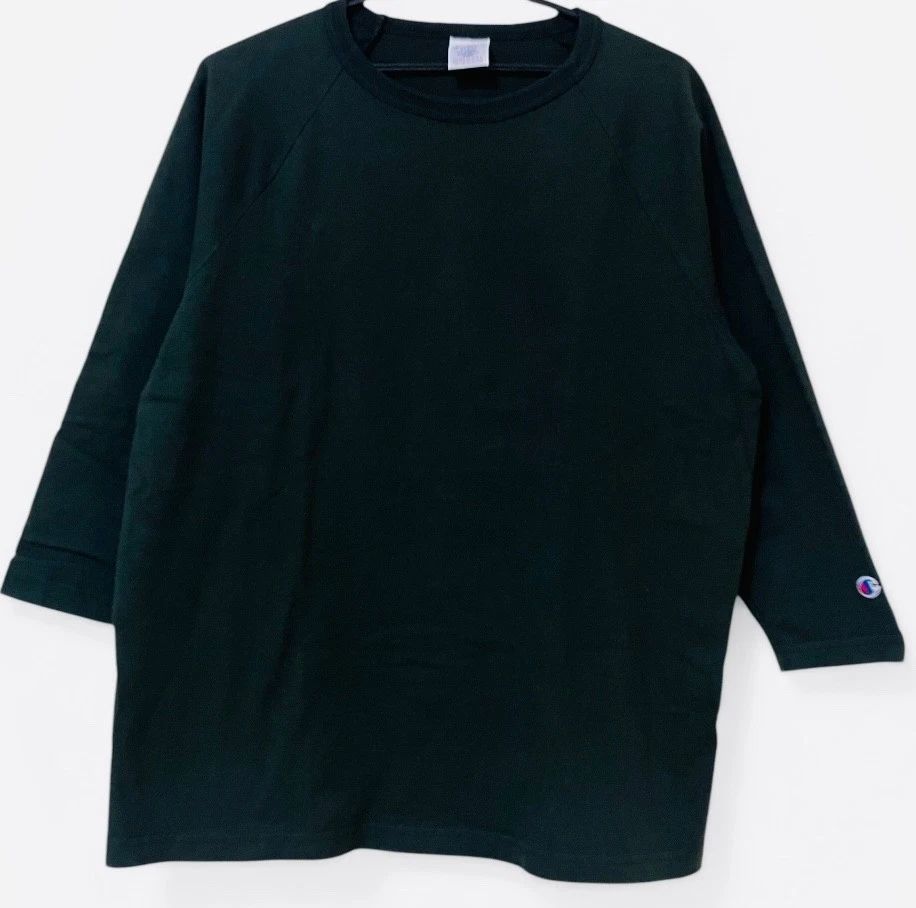Champion T1011 Shirt Mens L 7 Sleeve Made in USA Heavyweight Solid Casual Unisex T-shirt, Sweatshirt, Hoodie, Long Sleeve Tee - T-Shirt, Sweatshirt, Hoodie