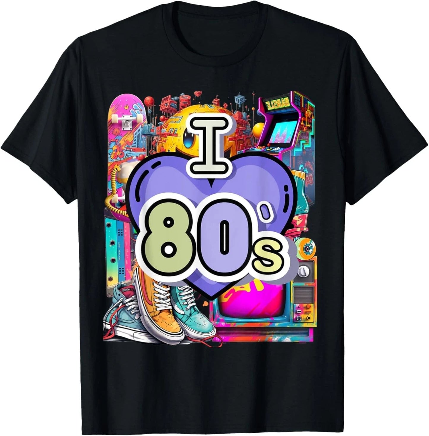 Nostalgic I Love the 80's Retro Trip Down Memory Lane 80's T-Shirt Unisex T-shirt, Sweatshirt, Hoodie, Long Sleeve Tee - T-Shirt, Sweatshirt, Hoodie