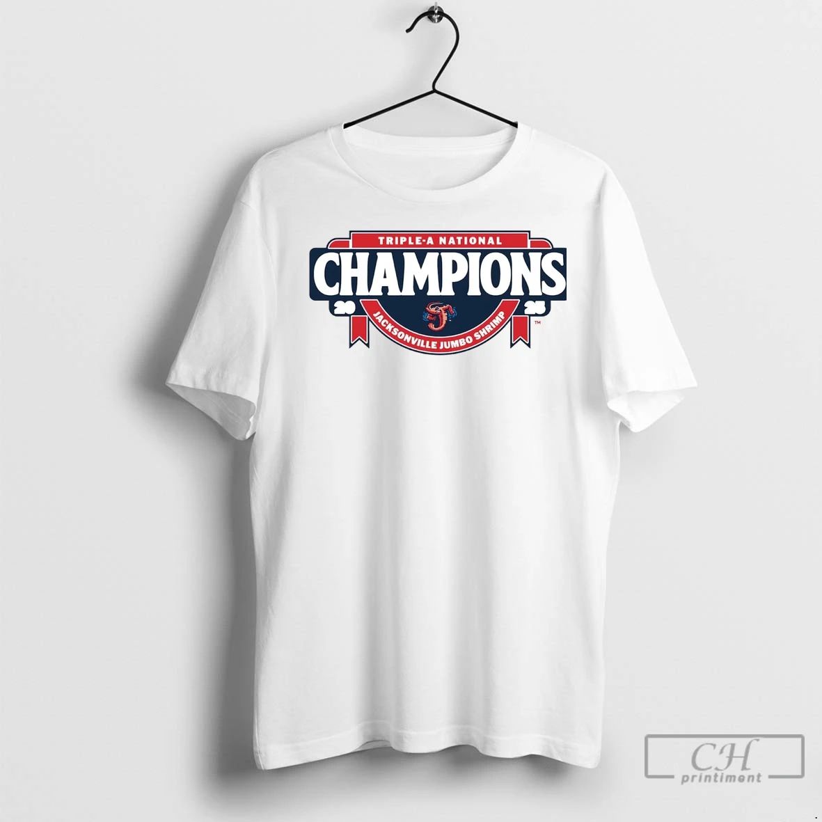 Premium Jacksonville Jumbo Shrimp Triple A National Champions Unisex T-shirt, Sweatshirt, Hoodie, Long Sleeve Tee - T-Shirt, Sweatshirt, Hoodie