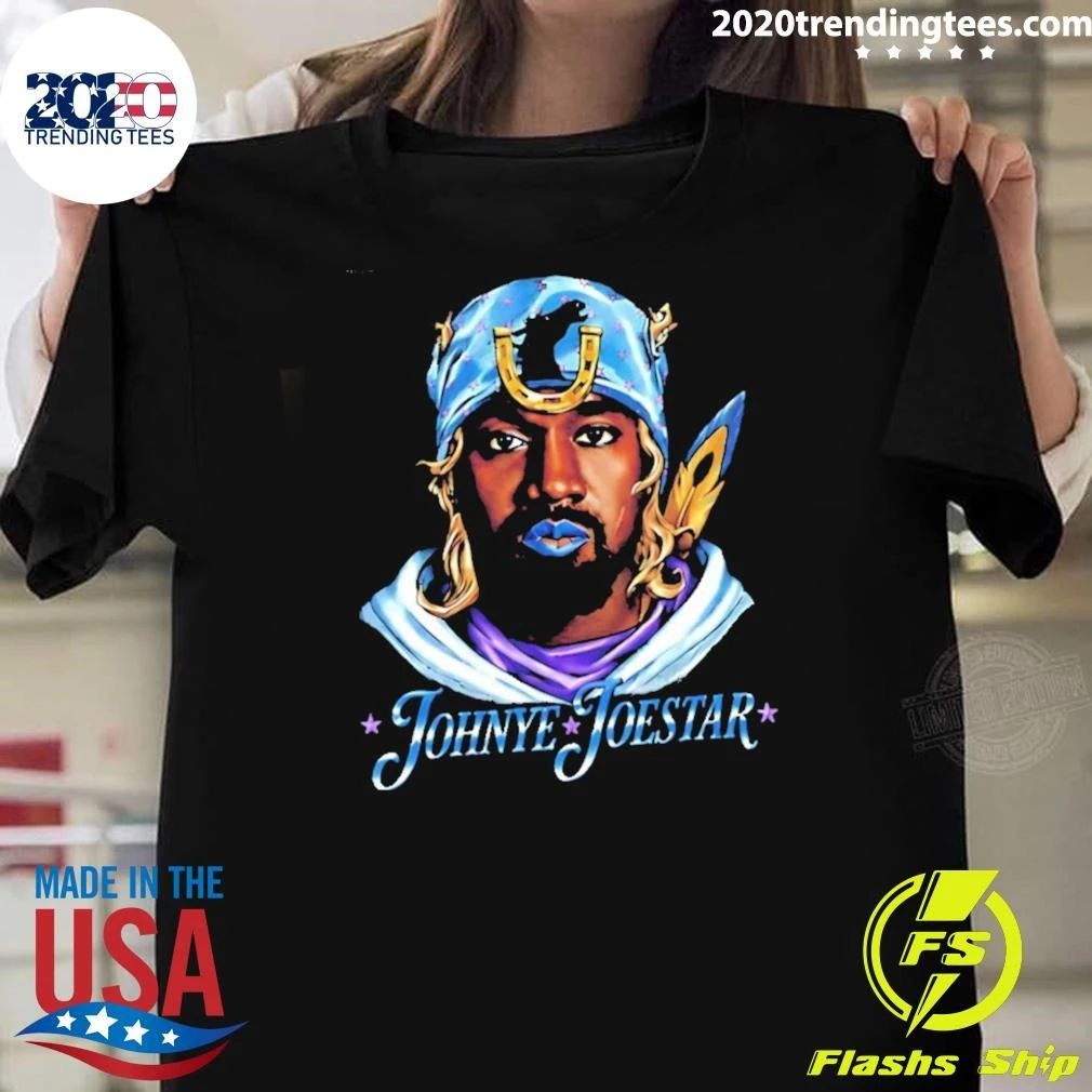 Kanye West Johnye Joestar Jojos Bizarre Adventure Shirt Unisex T-shirt, Sweatshirt, Hoodie, Long Sleeve Tee - T-Shirt, Sweatshirt, Hoodie