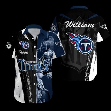 Personalized Tennessee Titans Shadow Clash Hawaiian Shirt Unisex T-shirt, Sweatshirt, Hoodie, Long Sleeve Tee - T-Shirt, Sweatshirt, Hoodie