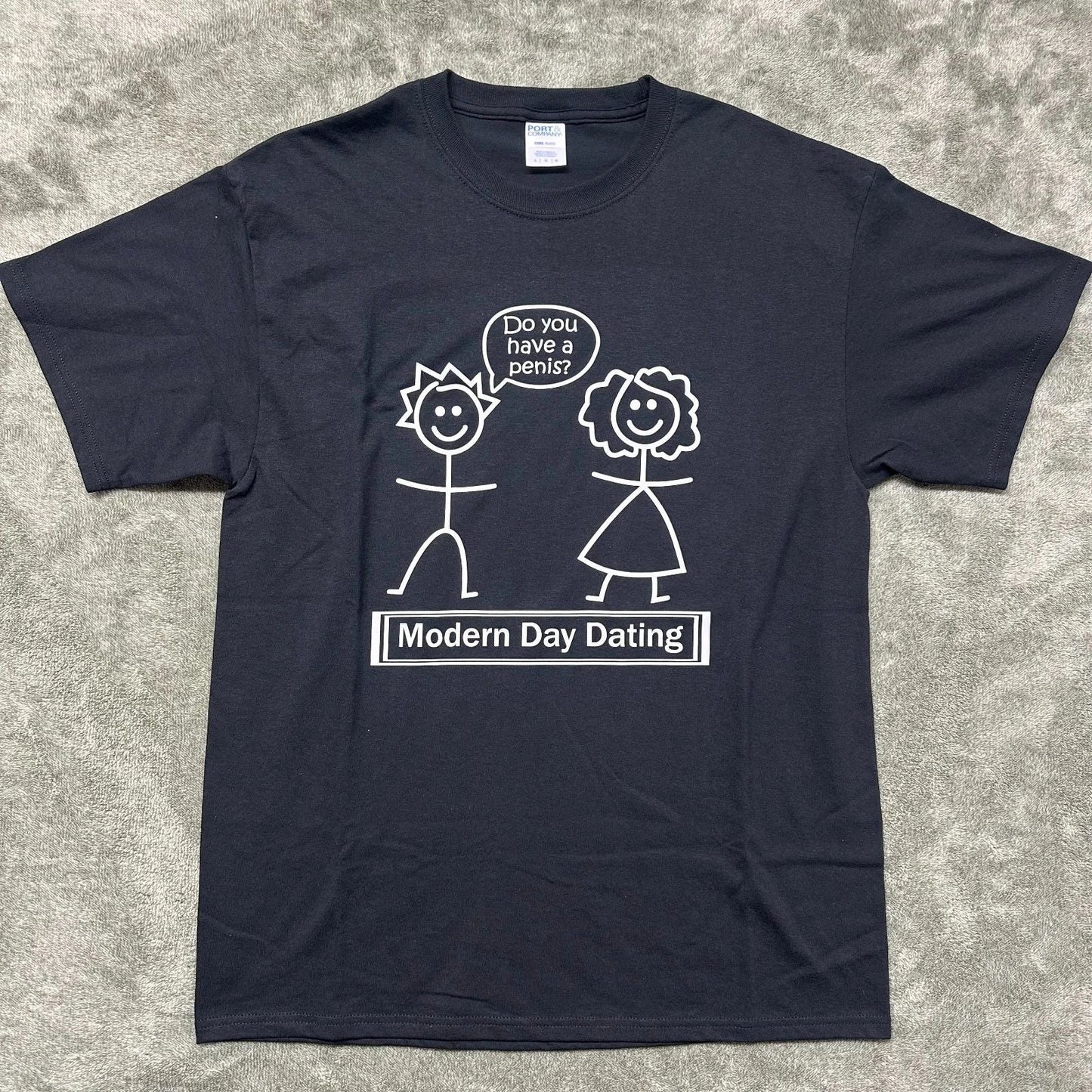 Modern Day Dating - Funny - Graphic T-shirt - Size Large - Unisex Unisex T-shirt, Sweatshirt, Hoodie, Long Sleeve Tee - T-Shirt, Sweatshirt, Hoodie