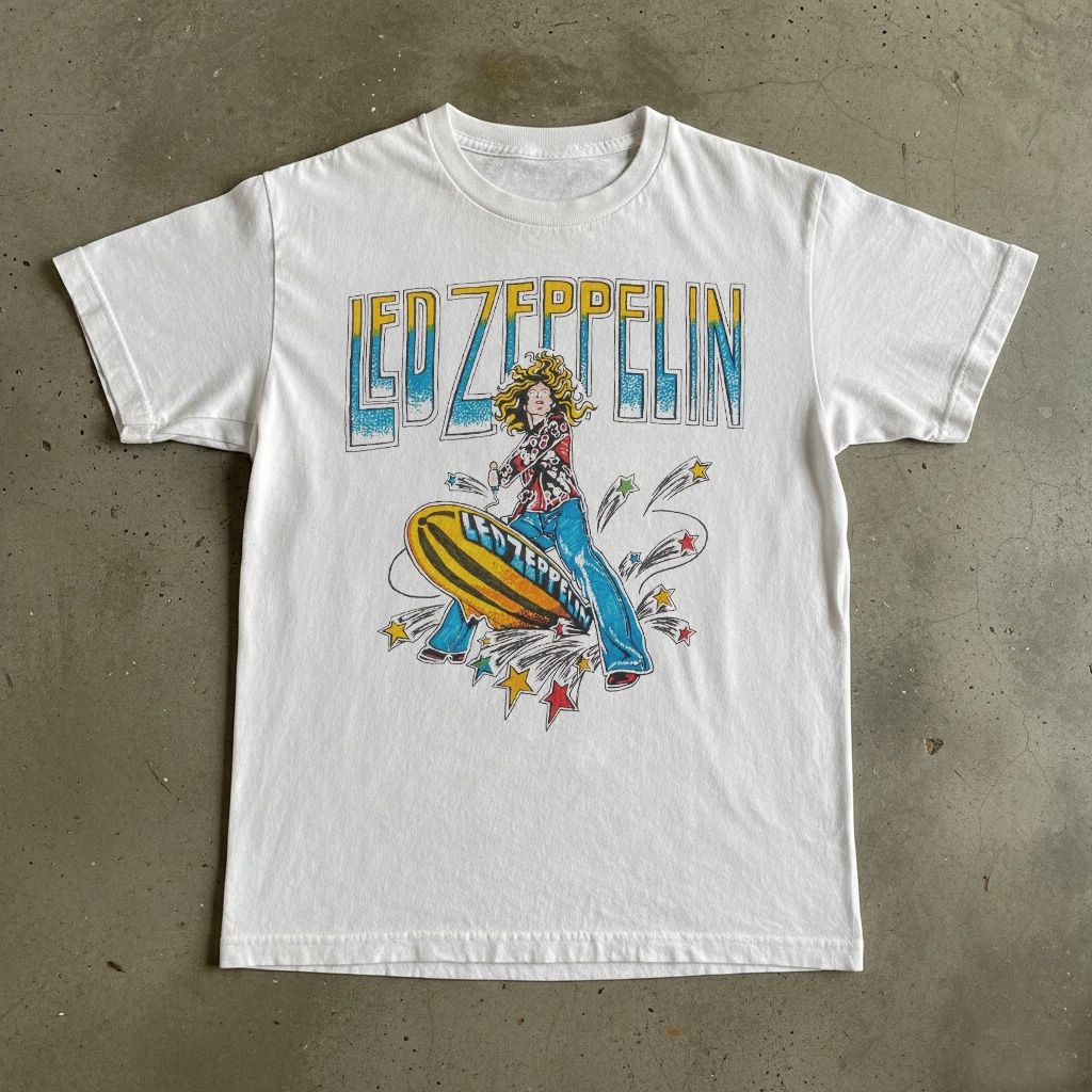 Vintage Led Zeppelin Tee Unisex T-shirt, Sweatshirt, Hoodie, Long Sleeve Tee - T-Shirt, Sweatshirt, Hoodie