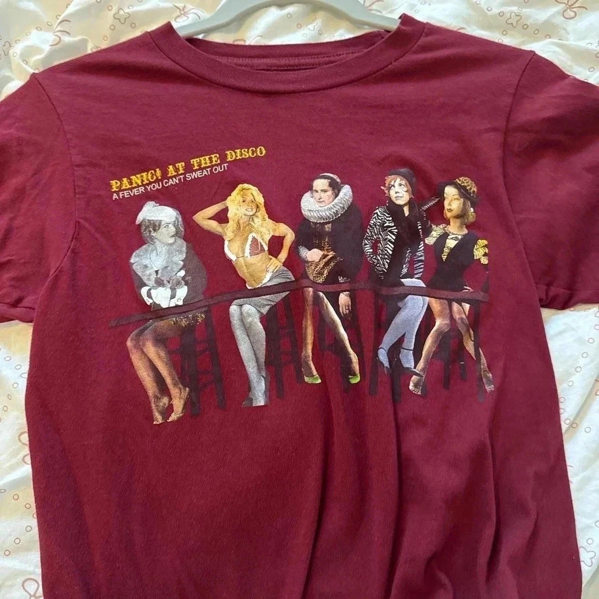 Panic At The Disco A Fever You Cant Sweat Out Maroon S-5XL Unisex T-shirt, Sweatshirt, Hoodie, Long Sleeve Tee - T-Shirt, Sweatshirt, Hoodie
