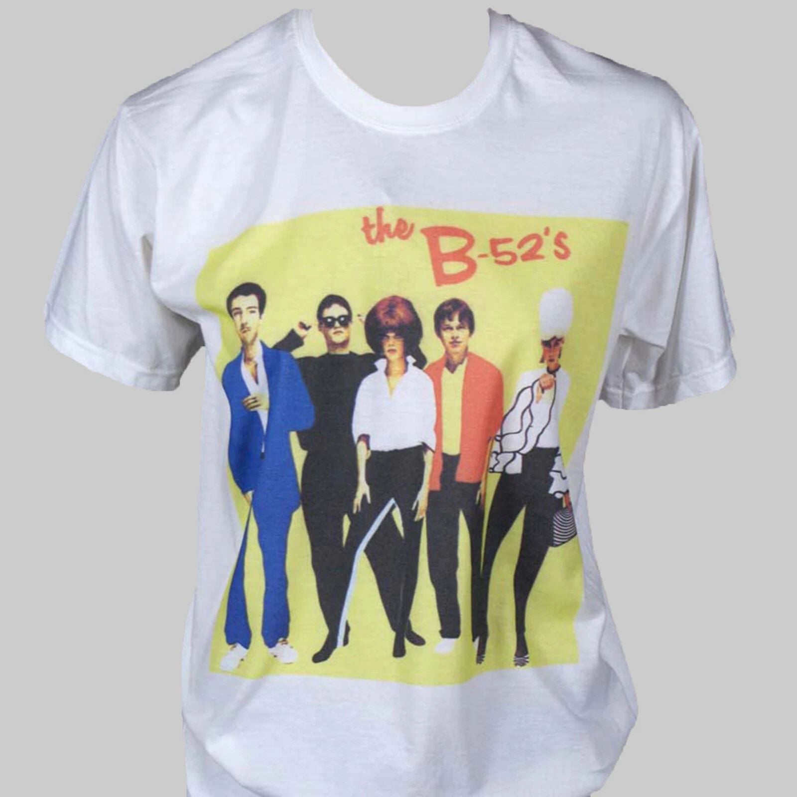 The B-52'S Rockabilly Punk Rock Short Sleeve White Unisex T-shirt S-3XL Unisex T-shirt, Sweatshirt, Hoodie, Long Sleeve Tee - T-Shirt, Sweatshirt, Hoodie