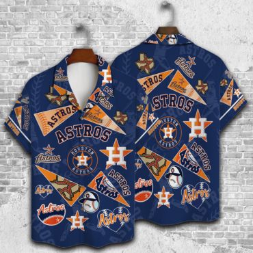 Houston Astros Pennant Pride Hawaiian Shirt Unisex T-shirt, Sweatshirt, Hoodie, Long Sleeve Tee - T-Shirt, Sweatshirt, Hoodie