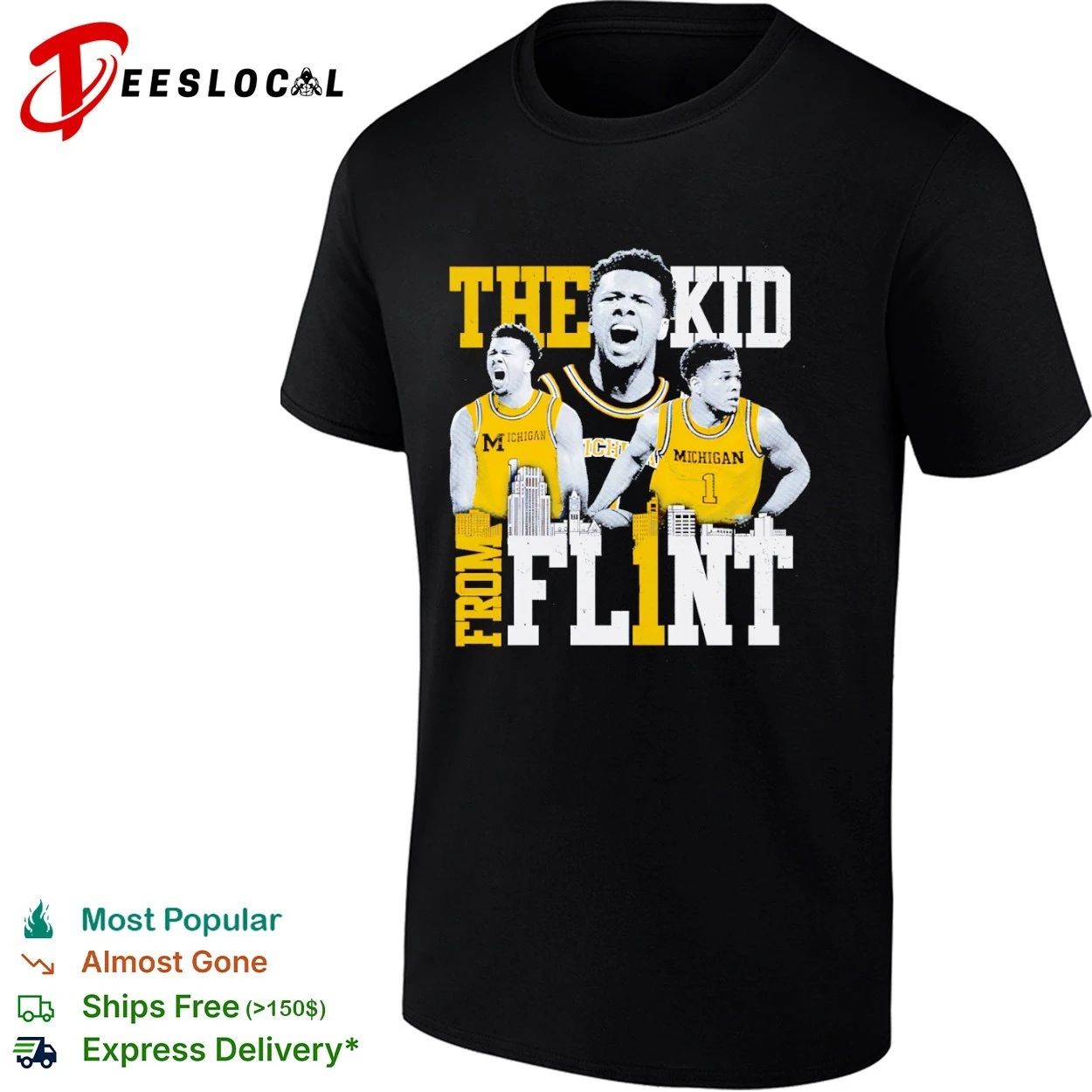 Miles Bridges Michigan State Spartans The Kid From Flint T-shirt Unisex T-shirt, Sweatshirt, Hoodie, Long Sleeve Tee - T-Shirt, Sweatshirt, Hoodie