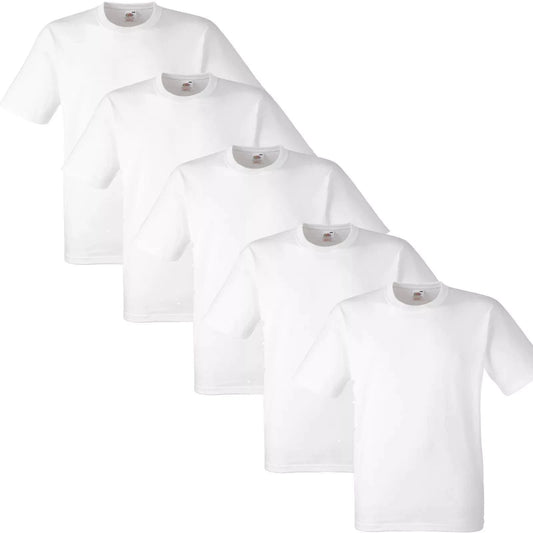1 5 10 20 PACK MENS FRUIT OF THE LOOM WHITE COTTON T-SHIRT TSHIRT TEE S -5XL LOT Unisex T-shirt, Sweatshirt, Hoodie, Long Sleeve Tee - T-Shirt, Sweatshirt, Hoodie