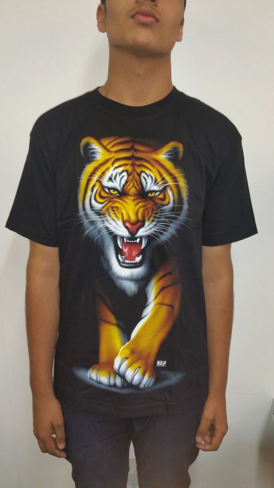 MENS WOMENS 3D PRINTED WILD JUNGLE TIGER SAFARI SHORT SLEEVE ANIMAL TOP T SHIRT Unisex T-shirt, Sweatshirt, Hoodie, Long Sleeve Tee - T-Shirt, Sweatshirt, Hoodie
