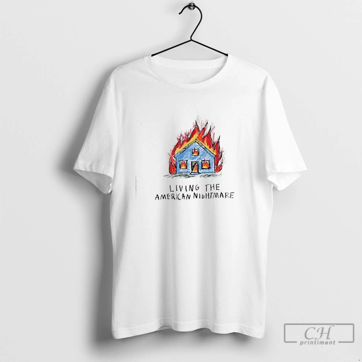 Premium Living The American Nightmare T Shirts Unisex T-shirt, Sweatshirt, Hoodie, Long Sleeve Tee - T-Shirt, Sweatshirt, Hoodie