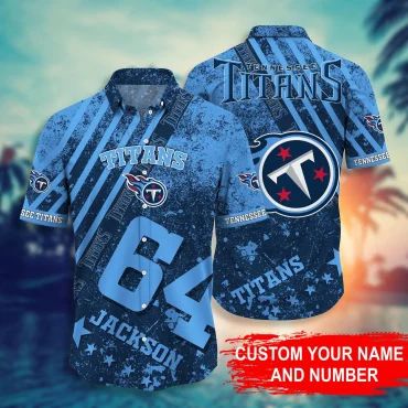Personalized Tennessee Titans Island Adventure Hawaiian Shirt Unisex T-shirt, Sweatshirt, Hoodie, Long Sleeve Tee - T-Shirt, Sweatshirt, Hoodie