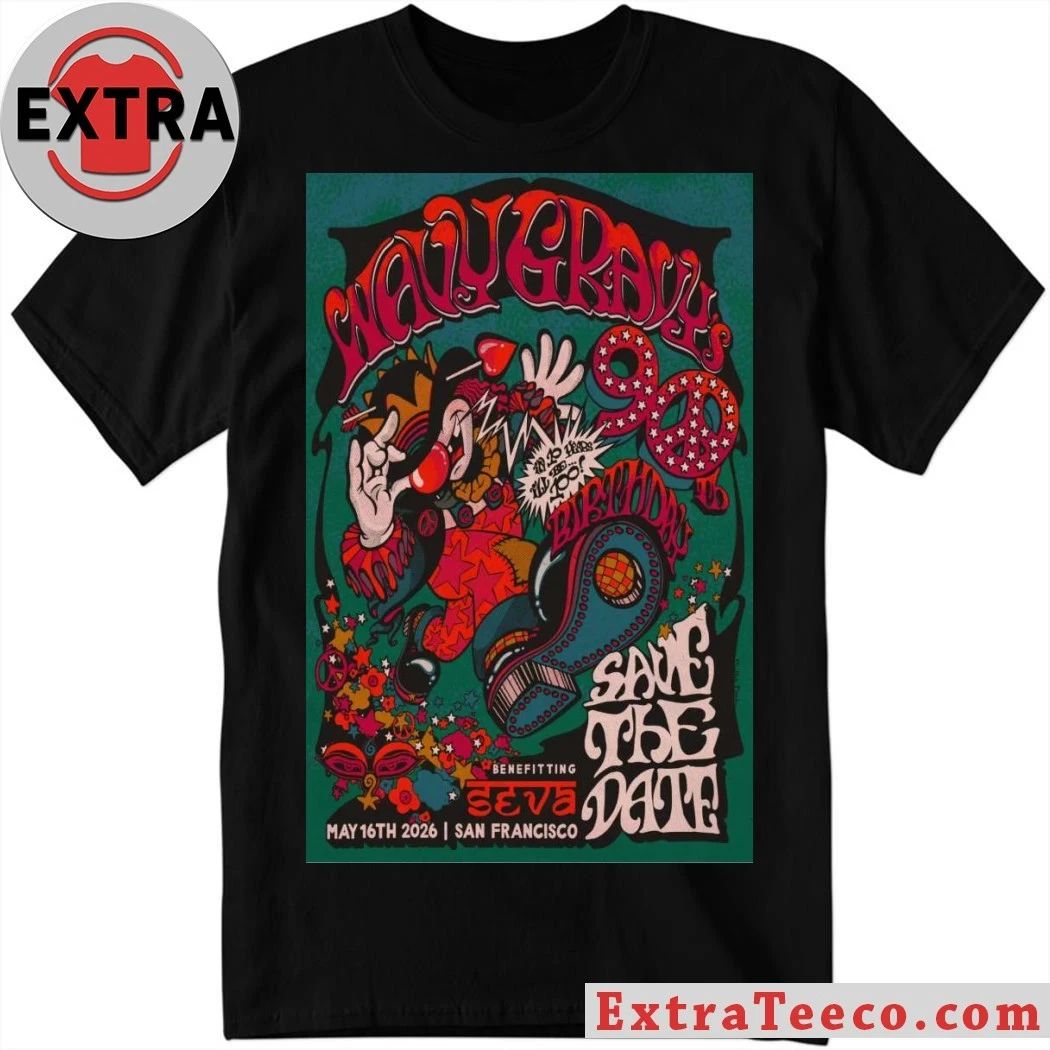 Wavy Gravy San Francisco 2026 Event Poster Shirt Unisex T-shirt, Sweatshirt, Hoodie, Long Sleeve Tee - T-Shirt, Sweatshirt, Hoodie
