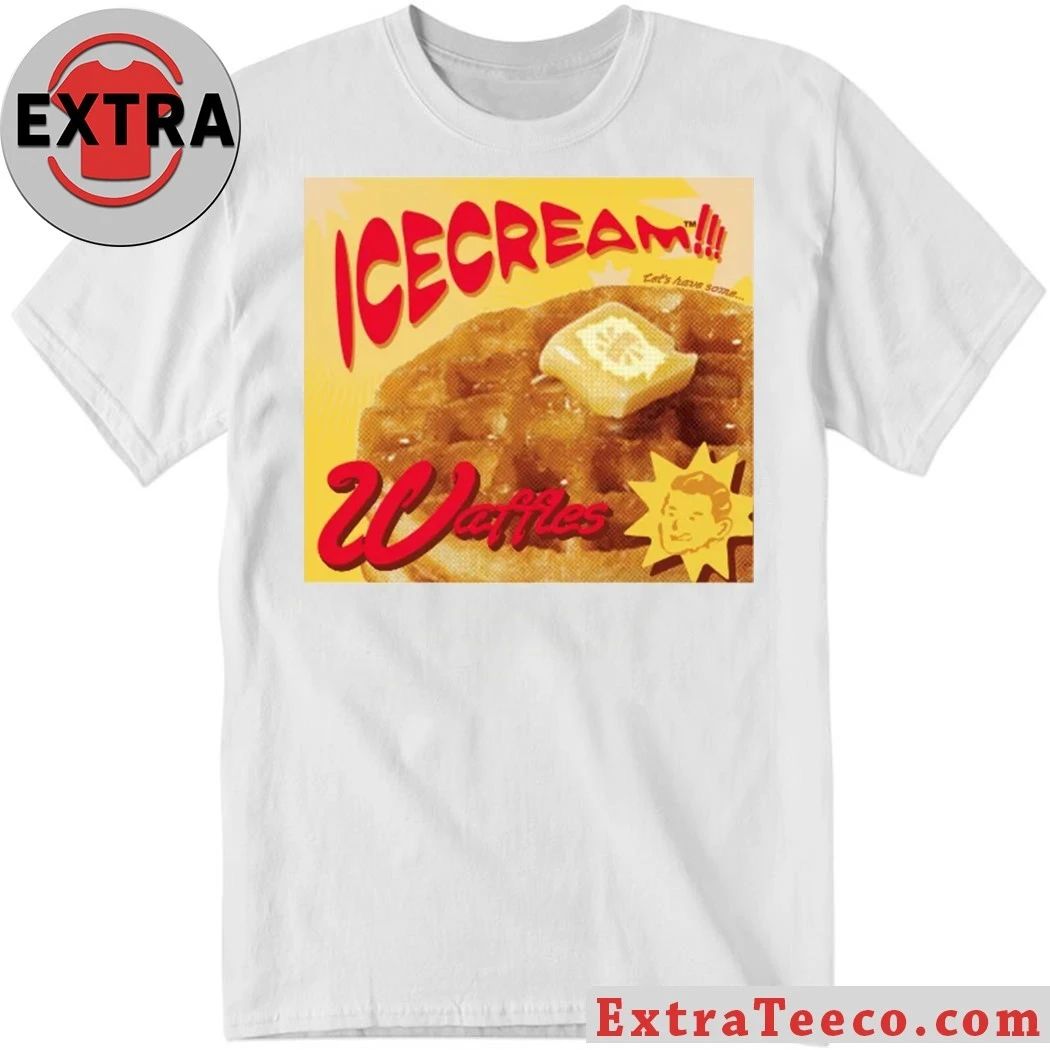 Ice Cream Waffles Shirt Unisex T-shirt, Sweatshirt, Hoodie, Long Sleeve Tee - T-Shirt, Sweatshirt, Hoodie