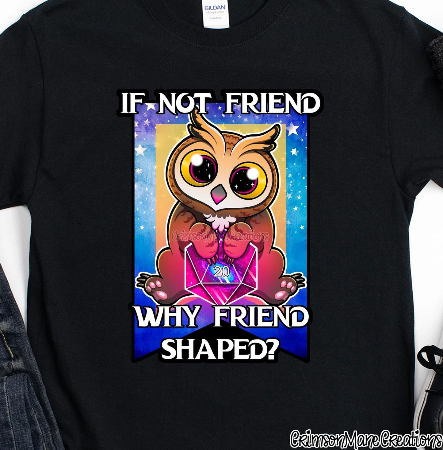 Owlbear T-Shirt - DnD RPG Fantasy Gameplay Tabletop d20 Dice - Kids Ladies Mens Unisex T-shirt, Sweatshirt, Hoodie, Long Sleeve Tee - T-Shirt, Sweatshirt, Hoodie