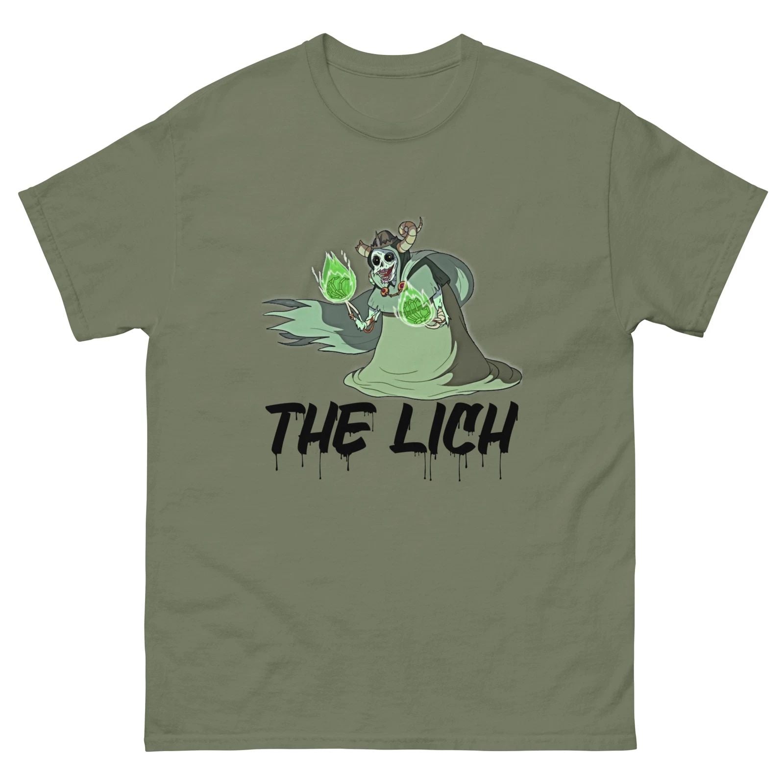The Lich Adventure Time Tee, Custom Cartoon Shirt, Lich King Adventure Time Tee Unisex T-shirt, Sweatshirt, Hoodie, Long Sleeve Tee - T-Shirt, Sweatshirt, Hoodie