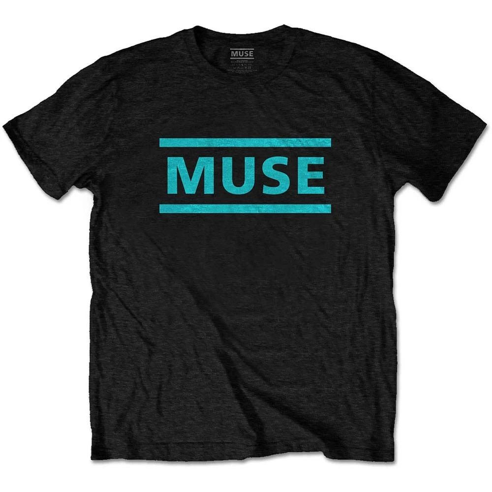 Men's Muse Light Blue Logo Slim Fit T-shirt XX-Large Black Unisex T-shirt, Sweatshirt, Hoodie, Long Sleeve Tee - T-Shirt, Sweatshirt, Hoodie