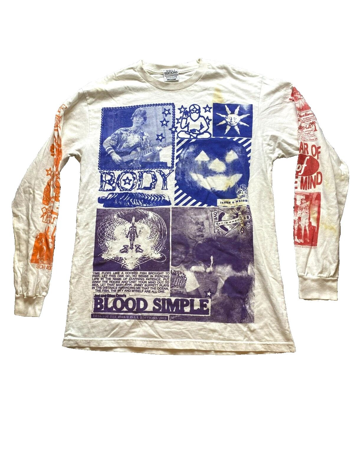 UDLI Editions Shirt Adult Medium White The Desktop Body Blood Simple 2019 Mens Unisex T-shirt, Sweatshirt, Hoodie, Long Sleeve Tee - T-Shirt, Sweatshirt, Hoodie