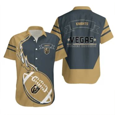 Vegas Golden Knights Gridiron Glory Hawaiian Shirt Unisex T-shirt, Sweatshirt, Hoodie, Long Sleeve Tee - T-Shirt, Sweatshirt, Hoodie