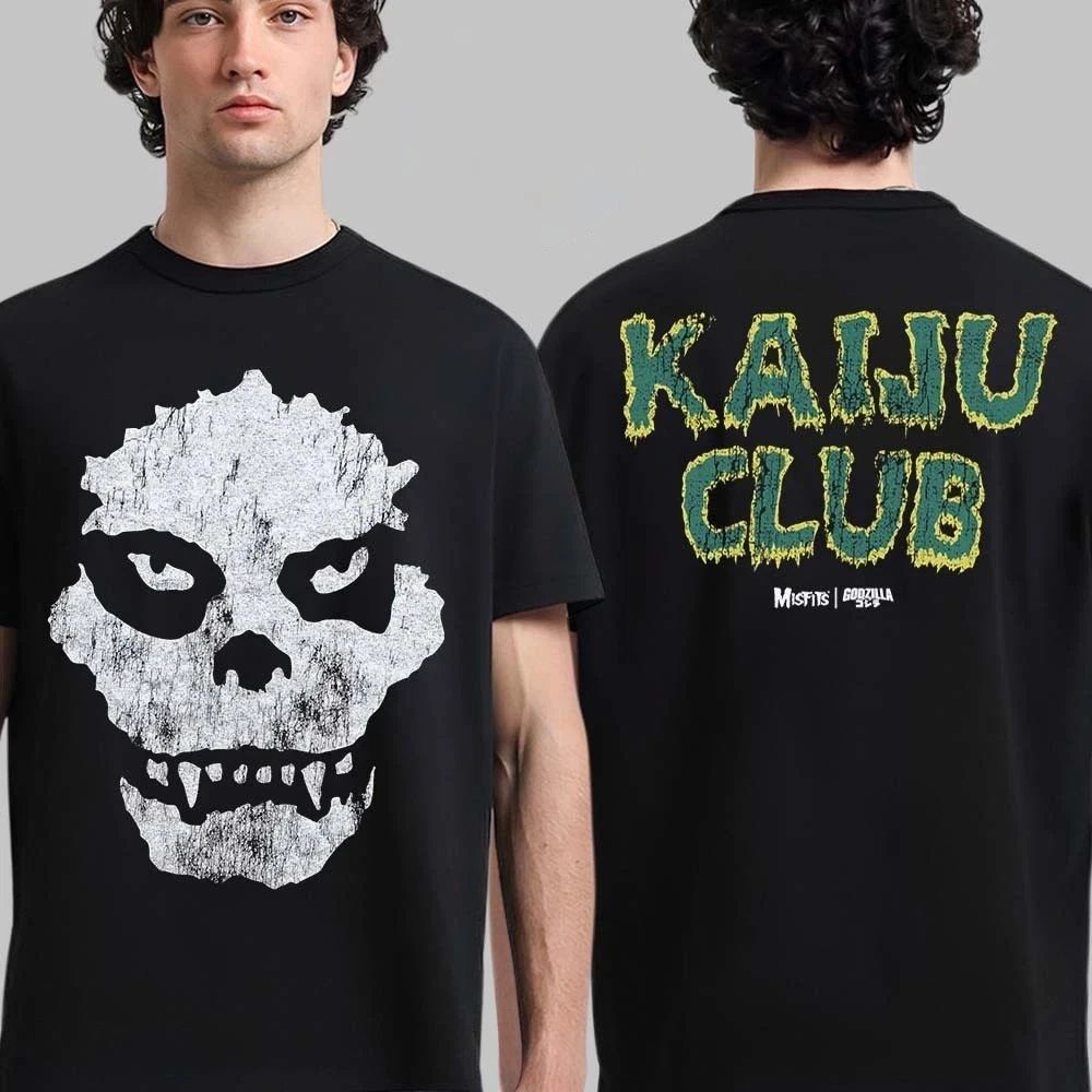 Misfits x Godzilla T-Shirt Fiend Skull Kaiju Unisex T-shirt, Sweatshirt, Hoodie, Long Sleeve Tee - T-Shirt, Sweatshirt, Hoodie