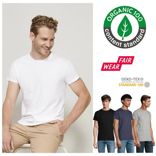 100% Certified Organic Cotton Fair Wear Unisex Mens Womens T-Shirt Unisex T-shirt, Sweatshirt, Hoodie, Long Sleeve Tee - T-Shirt, Sweatshirt, Hoodie
