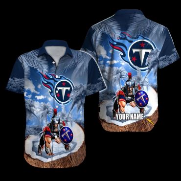 Tennessee Titans Coconut Warrior Hawaiian Shirt Unisex T-shirt, Sweatshirt, Hoodie, Long Sleeve Tee - T-Shirt, Sweatshirt, Hoodie