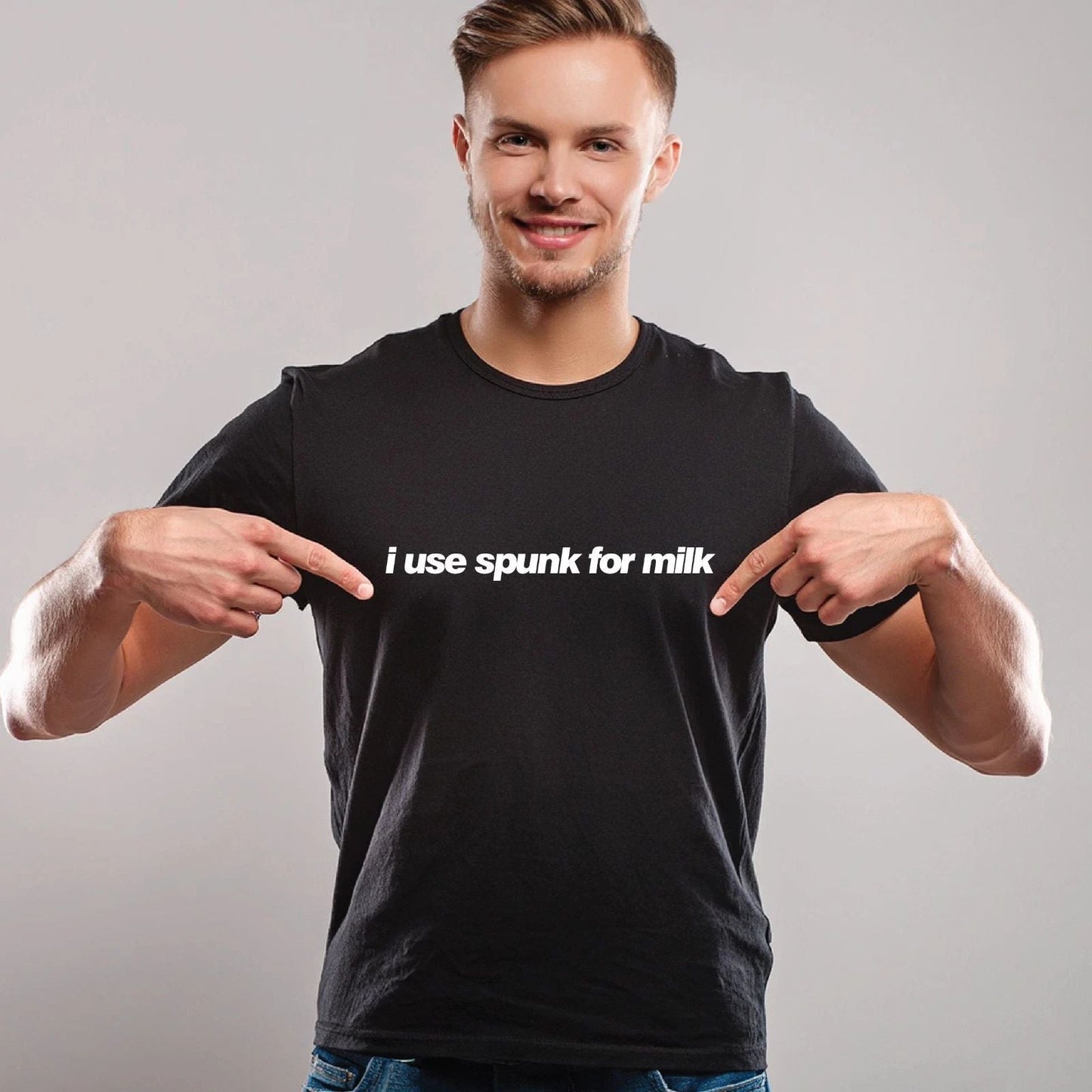 I Use Spunk For Milk T-Shirt | Funny Scotland Scottish Tourettes Swear  tee Unisex T-shirt, Sweatshirt, Hoodie, Long Sleeve Tee - T-Shirt, Sweatshirt, Hoodie