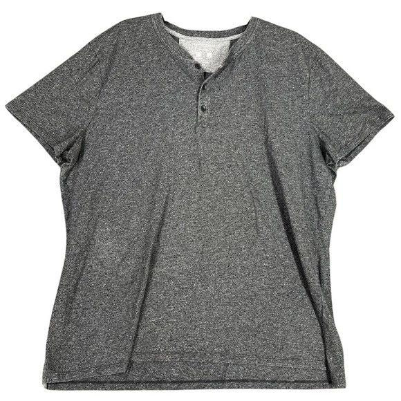 Banana Republic Shirt Mens XXL Gray Performance Tech Henley Quick Dry Breathable Unisex T-shirt, Sweatshirt, Hoodie, Long Sleeve Tee - T-Shirt, Sweatshirt, Hoodie