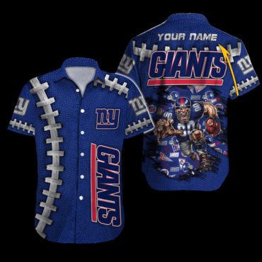 Personalized New York Giants Football Armor Hawaiian Shirt Unisex T-shirt, Sweatshirt, Hoodie, Long Sleeve Tee - T-Shirt, Sweatshirt, Hoodie