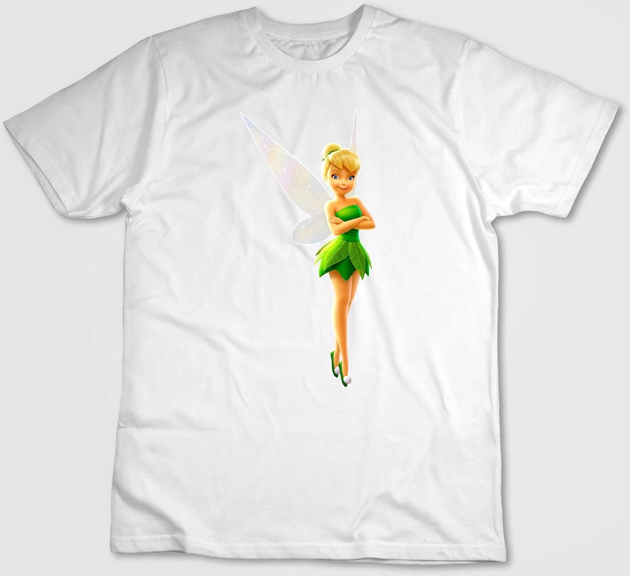 Famous Character Tinker Bell Figure,Short Sleeve T Shirt Men / Woman H107 Unisex T-shirt, Sweatshirt, Hoodie, Long Sleeve Tee - T-Shirt, Sweatshirt, Hoodie