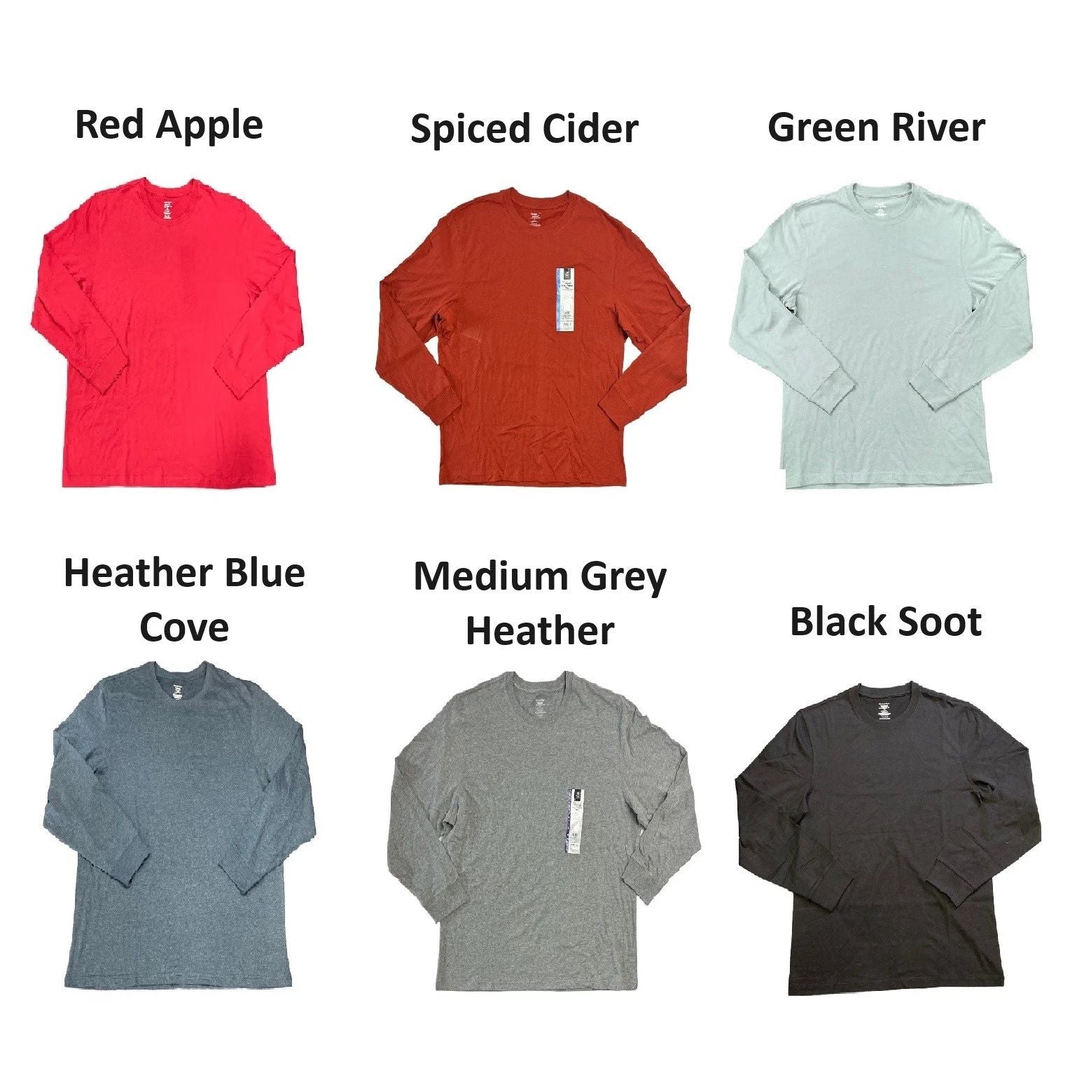 Member's Mark Men's Essential Classic Crewneck Long Sleeve Tee Unisex T-shirt, Sweatshirt, Hoodie, Long Sleeve Tee - T-Shirt, Sweatshirt, Hoodie