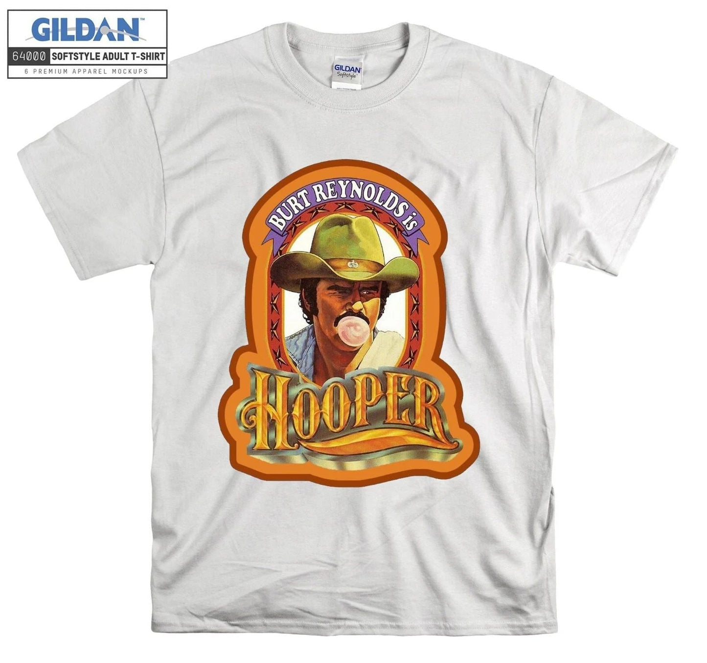 Burt Reynolds Hooper Vintage T-shirt Cool T shirt Men Women Unisex Tshirt 3978 Unisex T-shirt, Sweatshirt, Hoodie, Long Sleeve Tee - T-Shirt, Sweatshirt, Hoodie