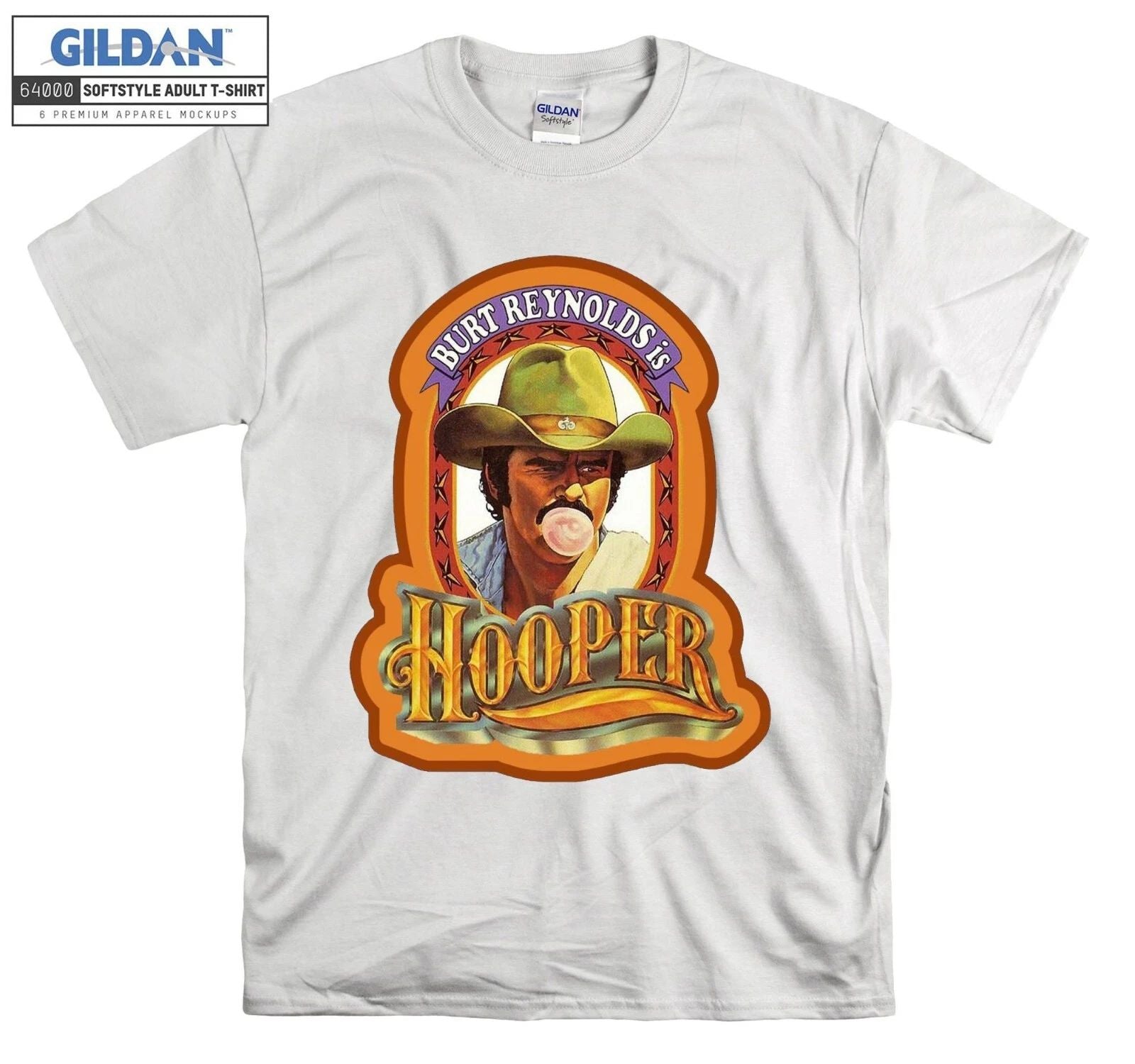 Burt Reynolds Hooper Vintage T-shirt Cool T shirt Men Women Unisex Tshirt 3978 Unisex T-shirt, Sweatshirt, Hoodie, Long Sleeve Tee - T-Shirt, Sweatshirt, Hoodie