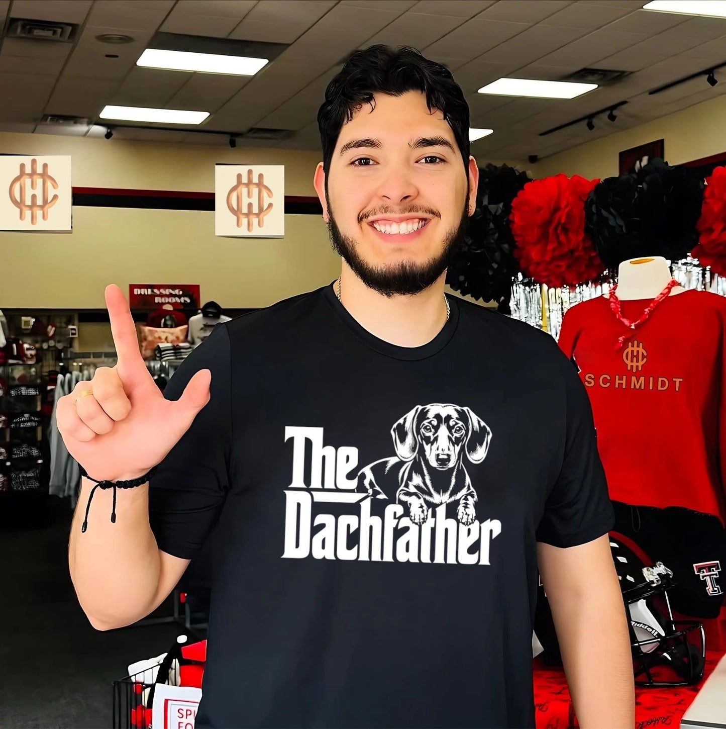 The Dachfather graphic dog vintage shirt Unisex T-shirt, Sweatshirt, Hoodie, Long Sleeve Tee - T-Shirt, Sweatshirt, Hoodie