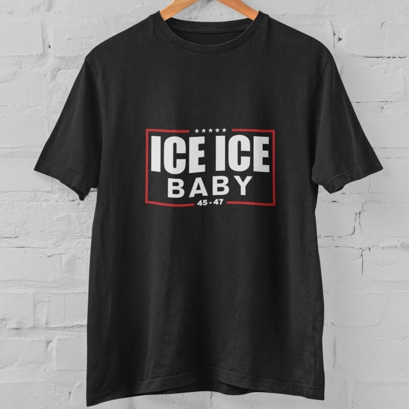 ICE ICE Baby Graphic T Shirt Funny Streetwear Unisex Black Tee Trendy Gift Unisex T-shirt, Sweatshirt, Hoodie, Long Sleeve Tee - T-Shirt, Sweatshirt, Hoodie