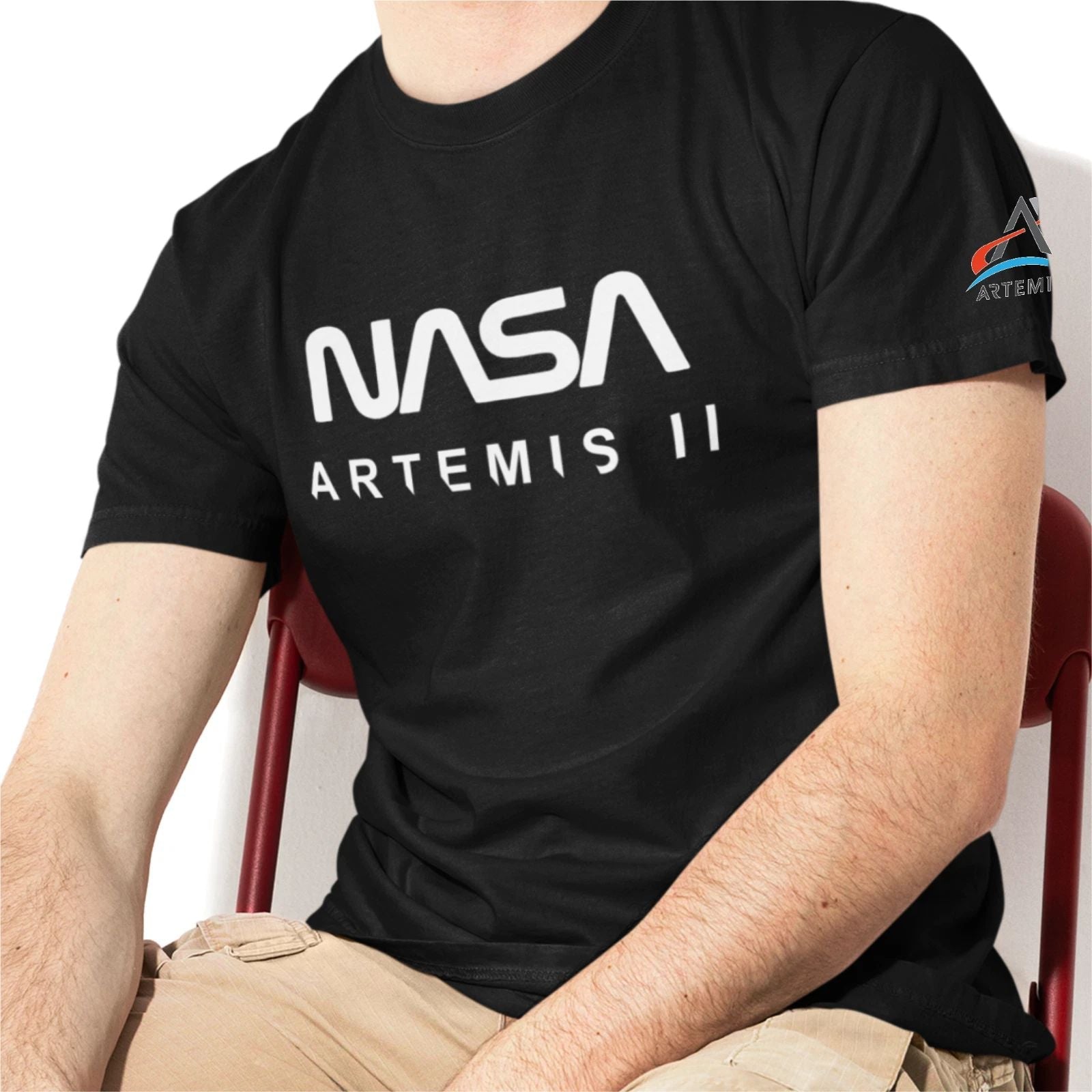 NASA Artemis II Moon Mission Logo T-shirt | Gift | Save up to 30% with Multi-Buy Unisex T-shirt, Sweatshirt, Hoodie, Long Sleeve Tee - T-Shirt, Sweatshirt, Hoodie