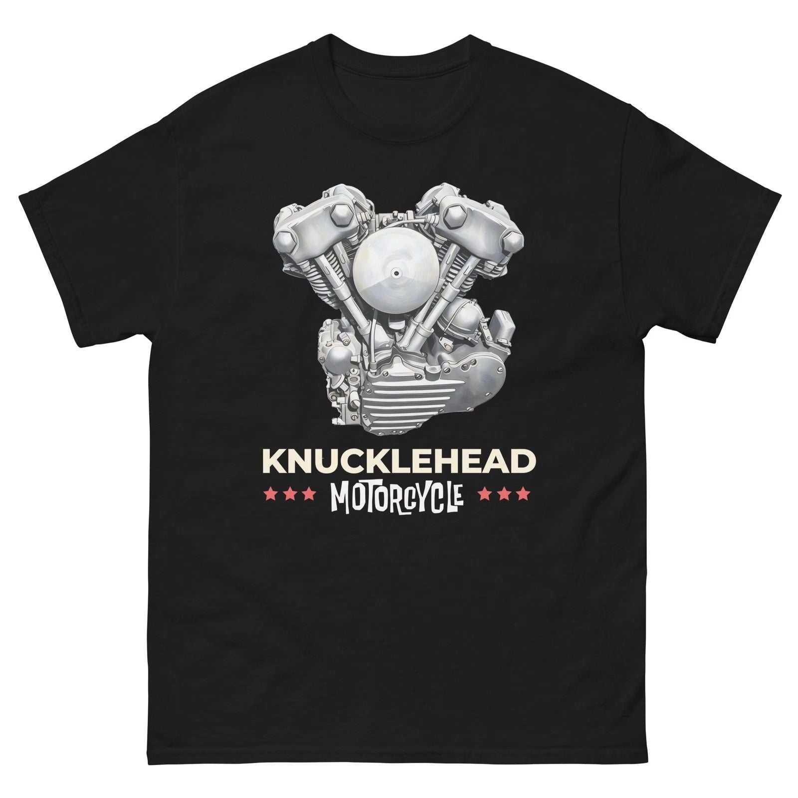 Old School Knucklehead Motorcycle Retro Biker Unisex classic tee Fits Harley Unisex T-shirt, Sweatshirt, Hoodie, Long Sleeve Tee - T-Shirt, Sweatshirt, Hoodie