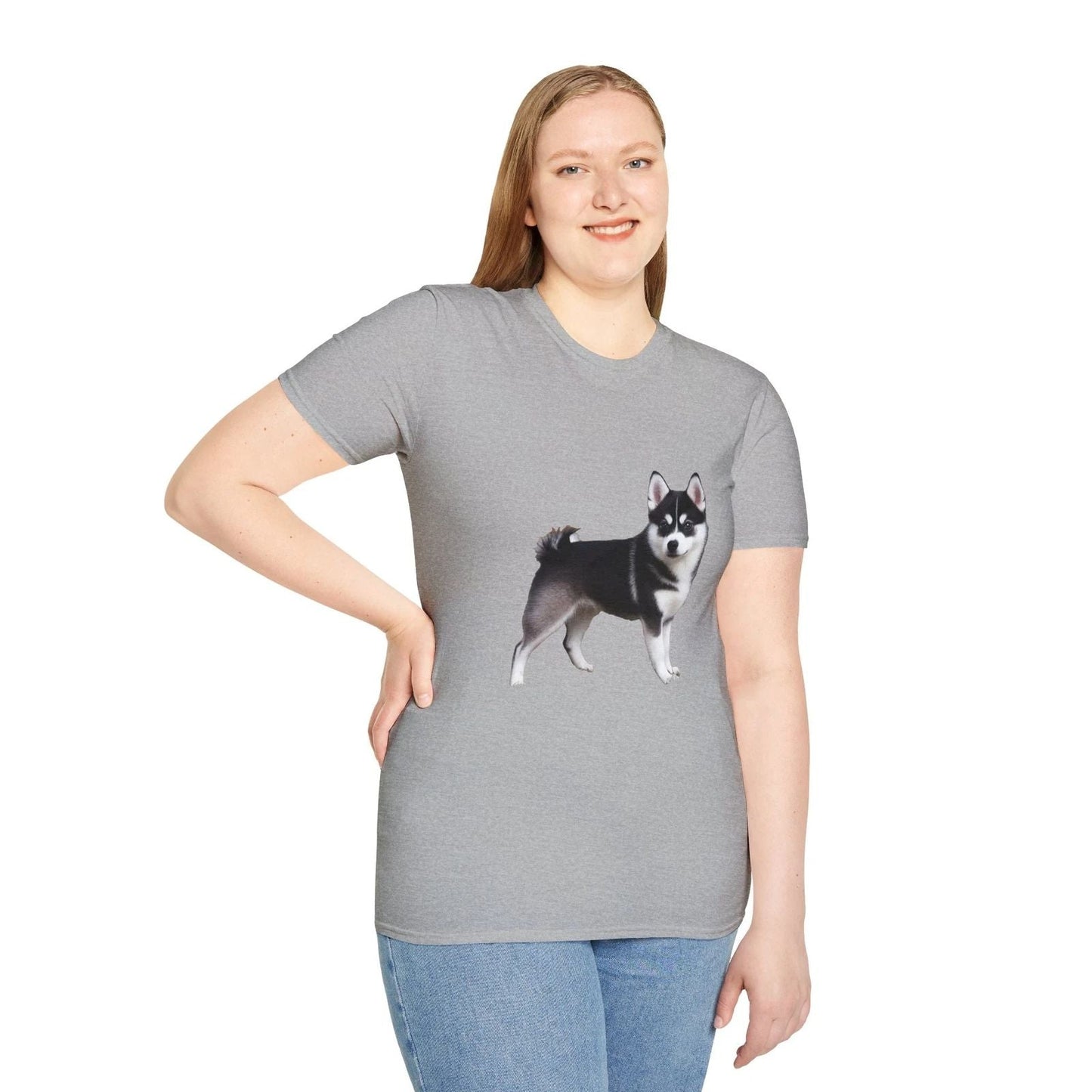 Alaskan Klee Kai Unisex Softstyle T-Shirt Unisex T-shirt, Sweatshirt, Hoodie, Long Sleeve Tee - T-Shirt, Sweatshirt, Hoodie