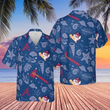 Atlanta Braves Ocean Depths Hawaiian Shirt Unisex T-shirt, Sweatshirt, Hoodie, Long Sleeve Tee - T-Shirt, Sweatshirt, Hoodie