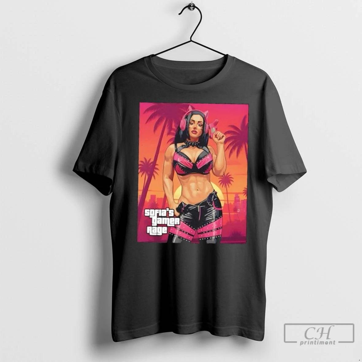 Premium Sofia Sivan Wrestling Gta Style Unisex T-shirt, Sweatshirt, Hoodie, Long Sleeve Tee - T-Shirt, Sweatshirt, Hoodie