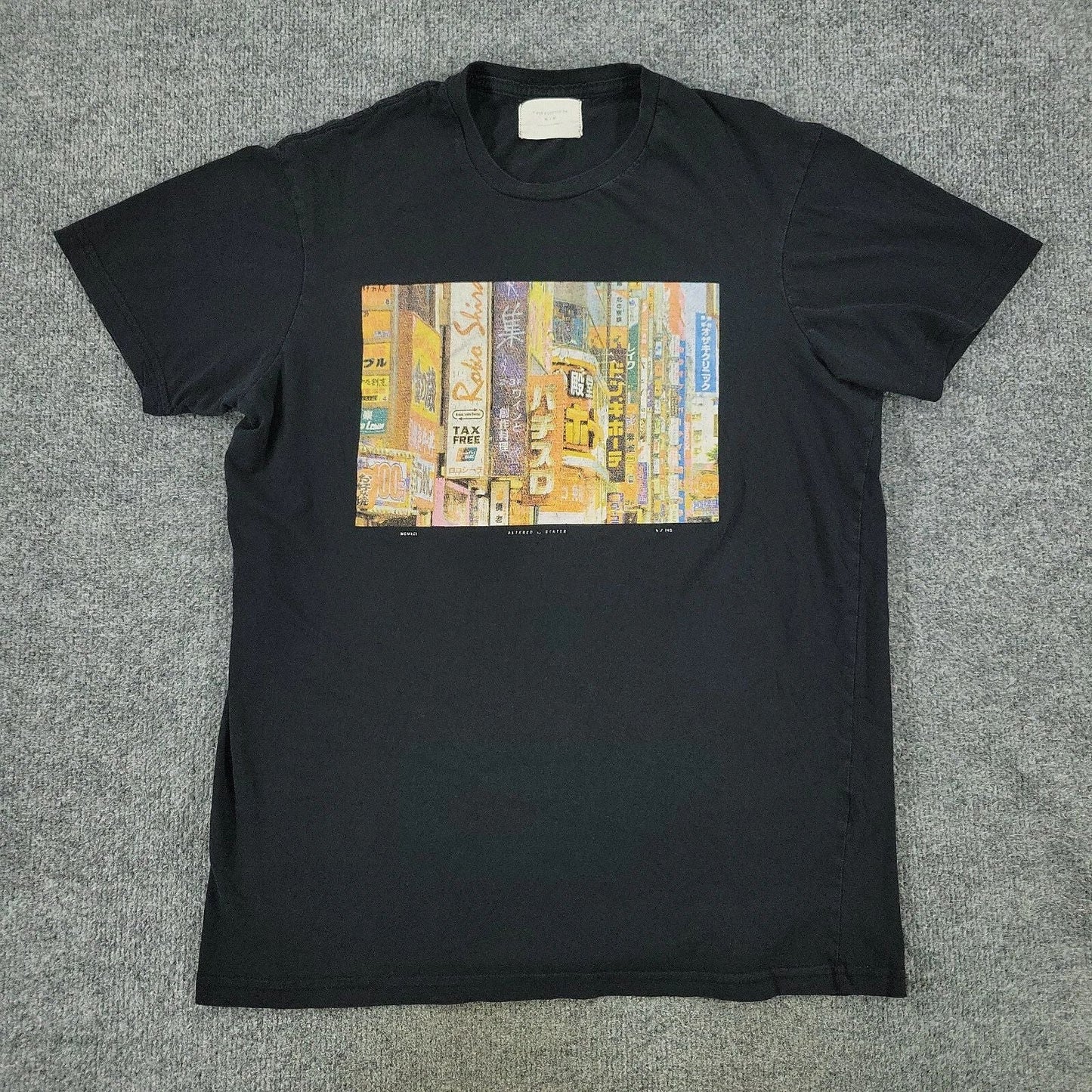 T Bar X Cotton On Shirt Men's Medium Black Altered States Japanese Short Sleeve Unisex T-shirt, Sweatshirt, Hoodie, Long Sleeve Tee - T-Shirt, Sweatshirt, Hoodie