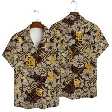 San Diego Padres Island Heritage Hawaiian Shirt Unisex T-shirt, Sweatshirt, Hoodie, Long Sleeve Tee - T-Shirt, Sweatshirt, Hoodie